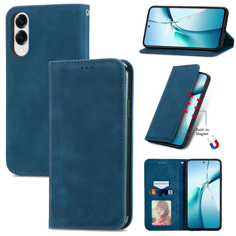 Custodia pelle magnetica retrò per Samsung Galaxy A57 5G