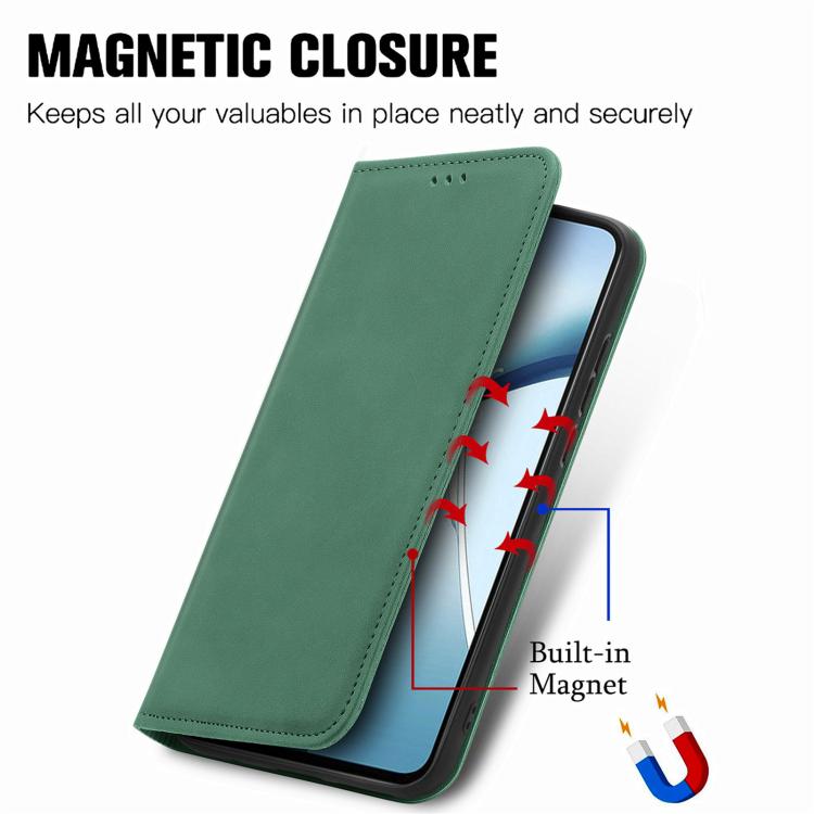 Custodia pelle magnetica retrò per Samsung Galaxy A36 5G