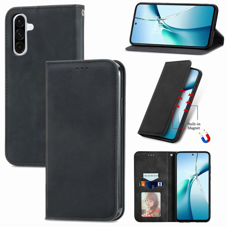 Custodia pelle magnetica retrò per Samsung Galaxy A57 5G