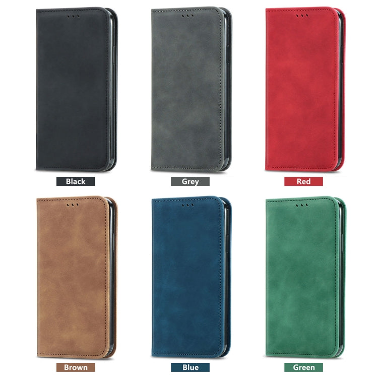 Custodia pelle magnetica retrò per Samsung Galaxy A36 5G