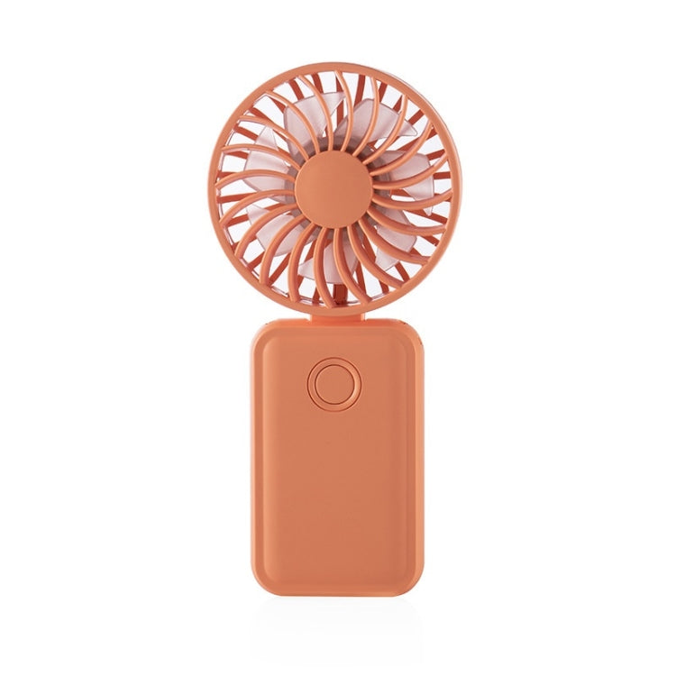 F458 Mini ventilatore portatile pieghevole regolabile a 3 velocità estivo con corda per il collo, F458 (Orange), F458 (Purple), F458 (White)