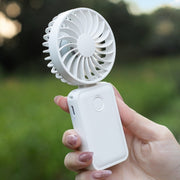 F458 Mini ventilatore portatile pieghevole regolabile a 3 velocità estivo con corda per il collo, F458 (Orange), F458 (Purple), F458 (White)