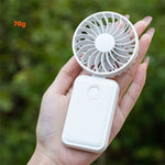 Mini ventilatore portatile pieghevole a 3 velocità con corda