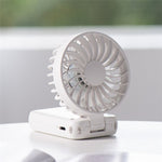 Mini ventilatore portatile pieghevole a 3 velocità con corda