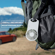 F12 3 velocità del vento Ventilatore di raffreddamento estivo per esterni con fibbia appesa Mini ventilatore portatile, F12 (Black), F12 (Pink), F12 (White)