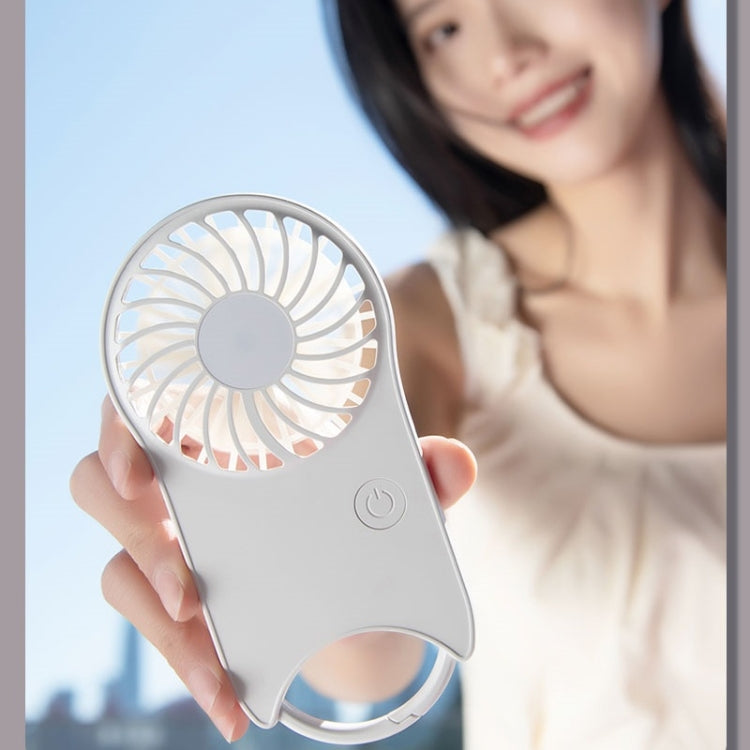 Ventilatore portatile estivo F12 con 3 velocità e fibbia
