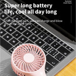 Ventilatore portatile estivo S13 con fibbia sospesa 3 velocità