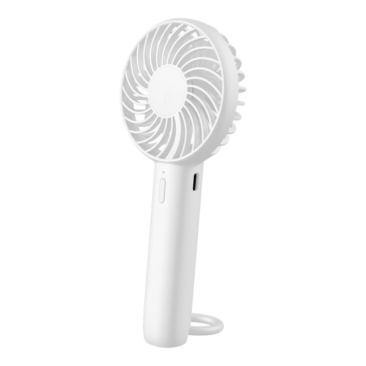 Ventilatore da tavolo portatile ricaricabile S3 a 3 velocità, silenzioso, con foro sospeso, S3 (White), S3 (Pink), S3 (Baby Blue)