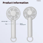 Ventilatore da tavolo portatile ricaricabile S3 3 velocità