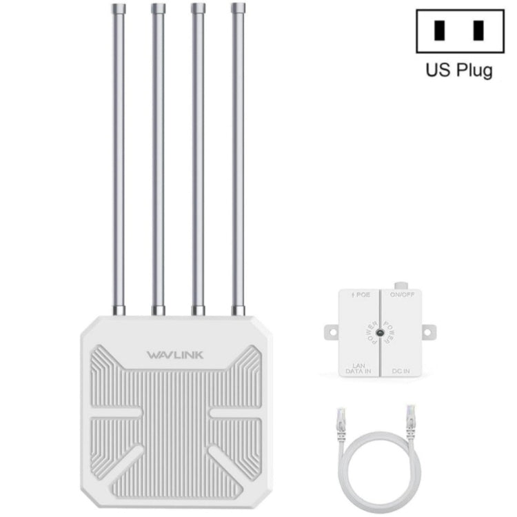 WAVLINK WN573HX3 AX3000 Router dual band wireless esterno WiFi impermeabile, US Plug, UK Plug, EU Plug, AU Plug