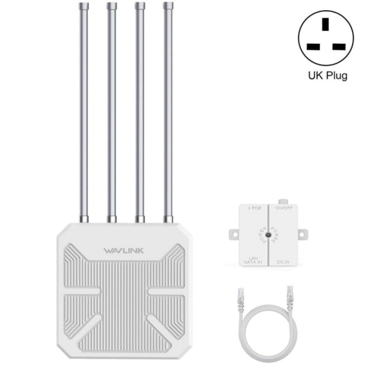 WAVLINK WN573HX3 AX3000 Router dual band wireless esterno WiFi impermeabile, US Plug, UK Plug, EU Plug, AU Plug