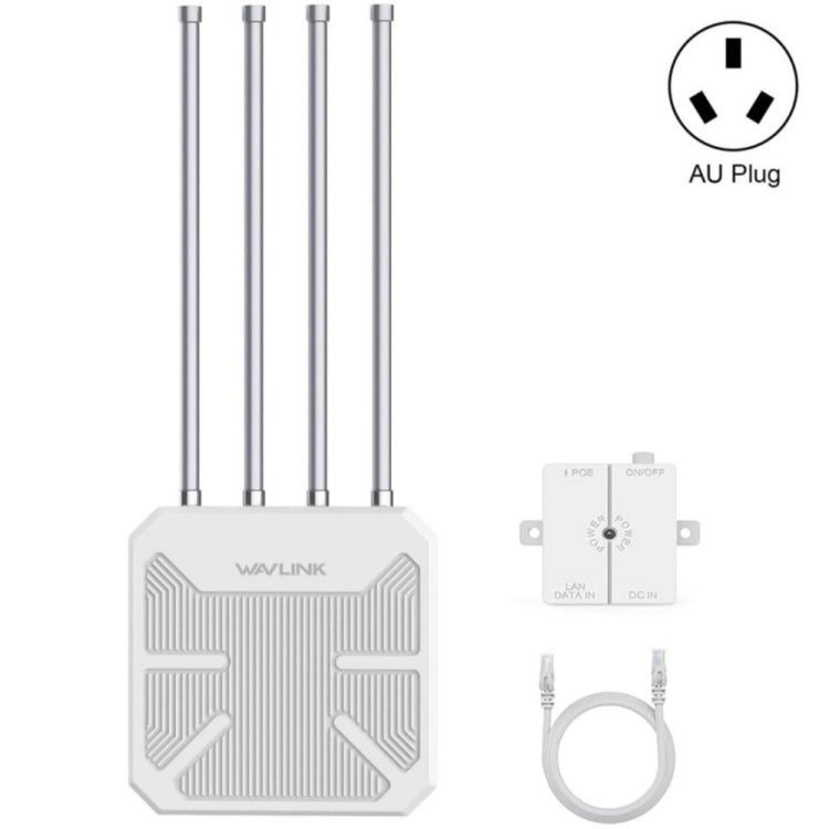 WAVLINK WN573HX3 AX3000 Router dual band wireless esterno WiFi impermeabile, US Plug, UK Plug, EU Plug, AU Plug