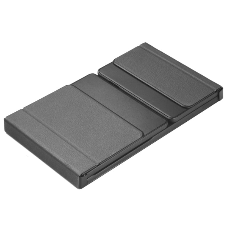 B077T Con Touchpad Tastiera Bluetooth wireless pieghevole in pelle PU, B077T