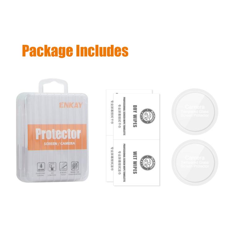 2 pellicole protettive per schermo in vetro temperato ENKAY Hat-Prince da 0,2 mm 9H, For Garmin Forerunner 170, For Garmin Instinct E 45mm, For Garmin Instinct E 40mm, For Garmin Forerunner 158, For Garmin Edge 850 / 550                                ...