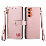 Custodia in pelle con cordino e cerniera per Samsung Galaxy C55