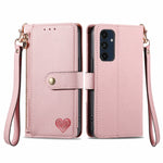 Custodia in pelle con cordino e cerniera per Samsung Galaxy C55