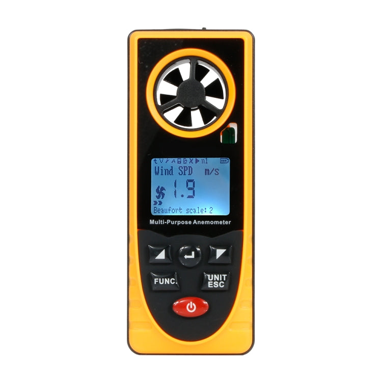 GM8910 Anemometro digitale con display LCD retroilluminato