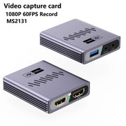 HC-V9 1080P HDMI Gioco Adattatore di registrazione in streaming live USB3.0 Scheda di acquisizione video HD 4K, HC-V9