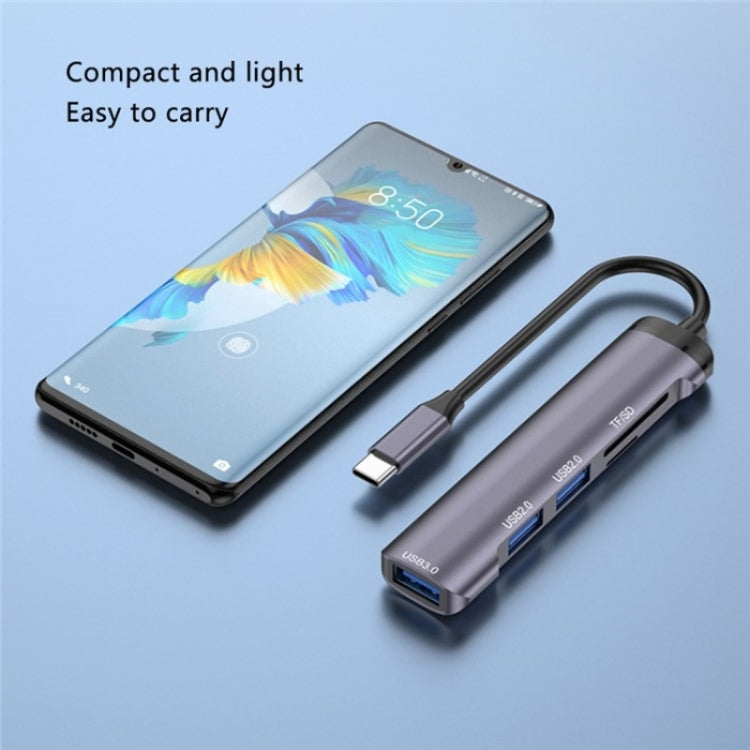 Adattatore USB Tipo C con USB 3.0, USB 2.0 e slot SD/TF