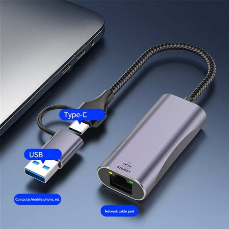 Adattatore USB Type-C a Gigabit Ethernet T30B
