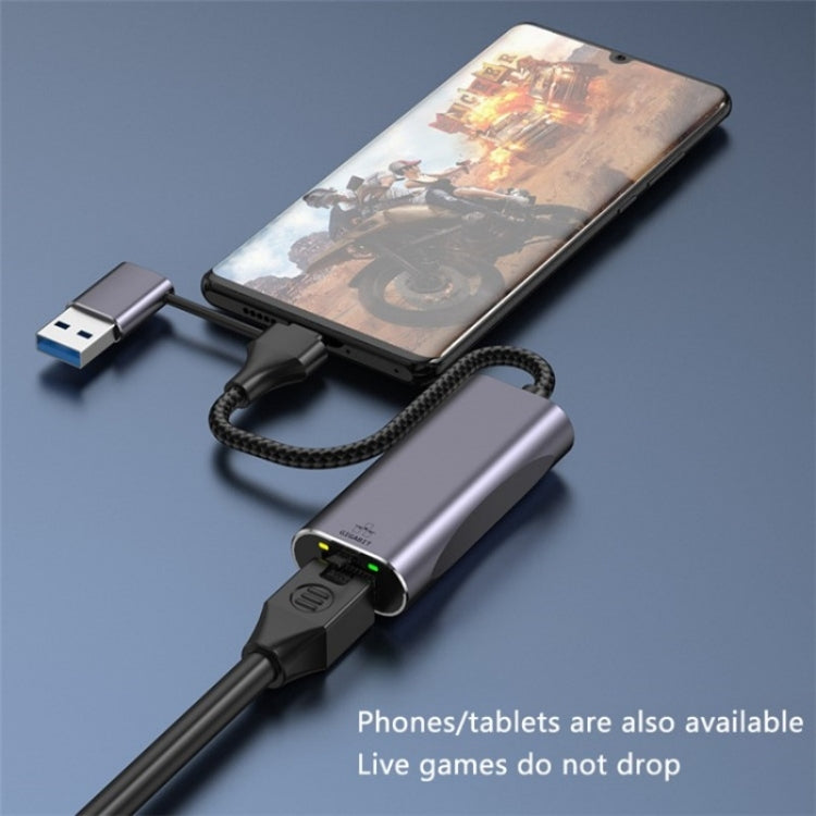 Adattatore USB Type-C a Gigabit Ethernet T30B