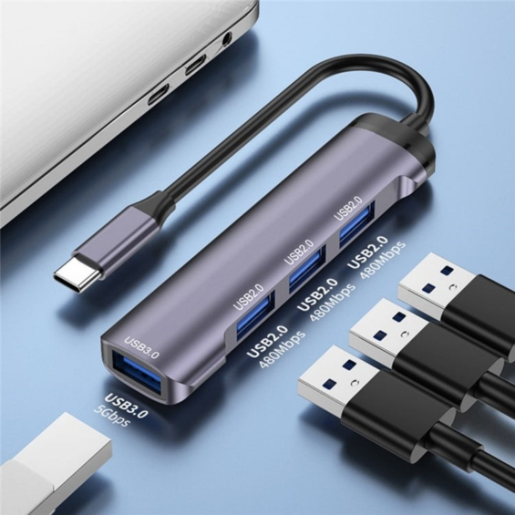 Docking Station portatile 4 in 1 USB-C con 4 porte USB