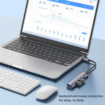 Docking Station portatile 4 in 1 USB-C con 4 porte USB