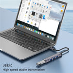Docking Station portatile 4 in 1 USB-C con 4 porte USB