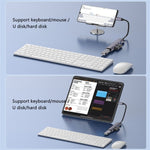 Docking Station portatile 4 in 1 USB-C con 4 porte USB