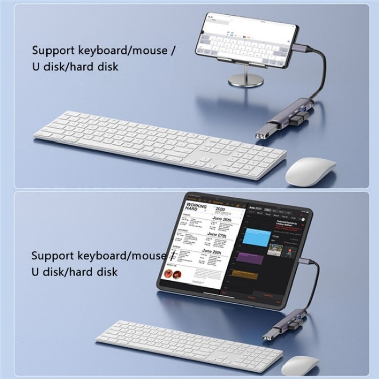 Docking Station portatile 4 in 1 USB-C con 4 porte USB