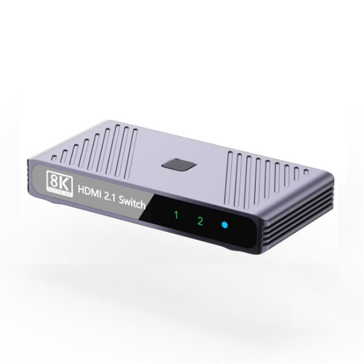 Q802 Splitter video HD 8K in lega di alluminio HDR 2 in 1 Adattatore di trasferimento video per schermi a specchio, Q802