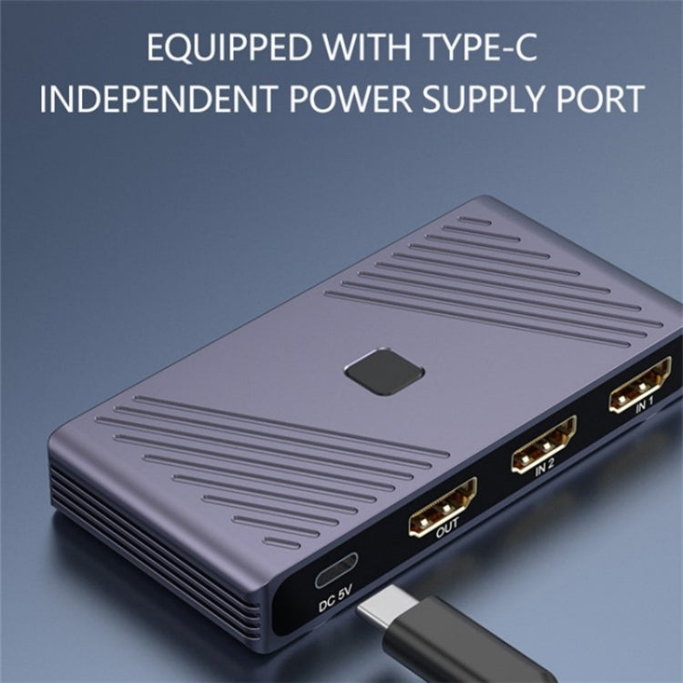 Splitter video HD 8K in lega di alluminio Q802