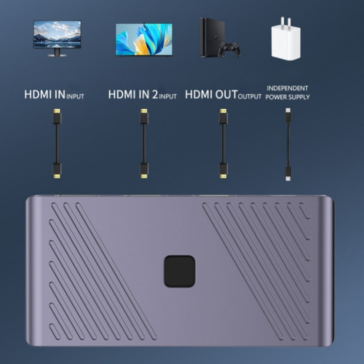 Splitter video HD 8K in lega di alluminio Q802