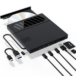 BT670 con slot per schede SD TF, masterizzatore DVD esterno multifunzione, BT670