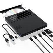 BT670 con slot per schede SD TF, masterizzatore DVD esterno multifunzione, BT670