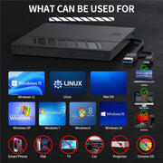 BT670 con slot per schede SD TF, masterizzatore DVD esterno multifunzione, BT670
