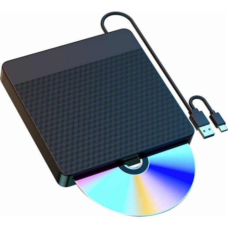 X001 USB 3.0+Type-C Lettore di dischi Unità ottica esterna Lettore di masterizzatore CD/DVD, X001