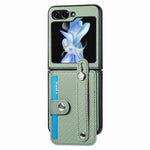 Custodia portafoglio con supporto per Galaxy Z Flip8 5G, Flip7 5G, Flip6 e Fold6