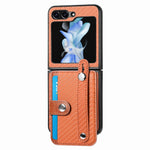 Custodia portafoglio con supporto per Galaxy Z Flip8 5G, Flip7 5G, Flip6 e Fold6
