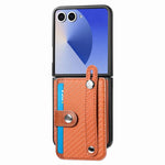 Custodia portafoglio con supporto per Galaxy Z Flip8 5G, Flip7 5G, Flip6 e Fold6