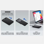 H8 2.5 pollici SATA meccanico a stato solido SSD Hard Drive Box per Windows / Mac / Linux, H8