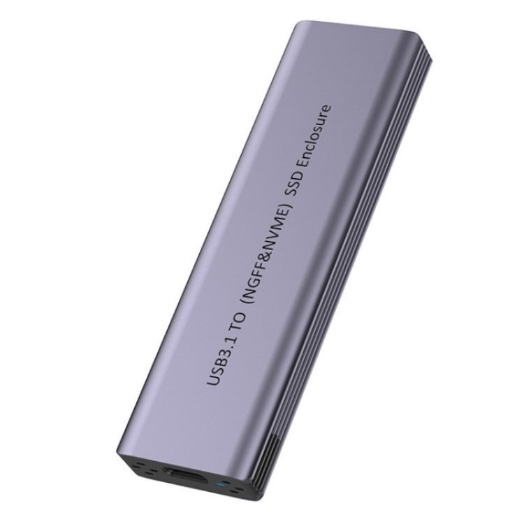 S186 Custodia per disco rigido esterno NVME M.2 in lega di alluminio USB3.1 10 Gbps SATA SSD, S186