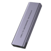 S186 Custodia per disco rigido esterno NVME M.2 in lega di alluminio USB3.1 10 Gbps SATA SSD, S186