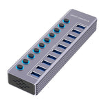 U310 10-in-1 USB 3.0 Extension HUB Stazione di ricarica USB con interruttore individuale, U310