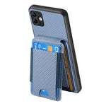 Custodia per telefono con supporto a portafoglio verticale in fibra di carbonio, For Samsung Galaxy A04e, For Samsung Galaxy S23 Ultra 5G, For Samsung Galaxy S23+ 5G, For Samsung Galaxy S23 5G