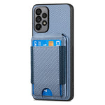 Custodia per telefono con supporto a portafoglio verticale in fibra di carbonio, For Samsung Galaxy A52, For Samsung Galaxy Note20 Ultra, For Samsung Galaxy Note20, For Samsung Galaxy A70 / A70s
