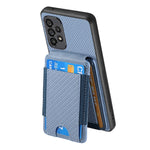 Custodia per telefono con supporto a portafoglio verticale in fibra di carbonio, For Samsung Galaxy A52, For Samsung Galaxy Note20 Ultra, For Samsung Galaxy Note20, For Samsung Galaxy A70 / A70s