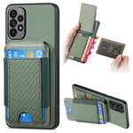 Custodia per telefono con supporto a portafoglio verticale in fibra di carbonio, For Samsung Galaxy A52, For Samsung Galaxy Note20 Ultra, For Samsung Galaxy Note20, For Samsung Galaxy A70 / A70s
