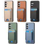 Custodia per telefono con supporto a portafoglio verticale in fibra di carbonio, For Samsung Galaxy A52, For Samsung Galaxy Note20 Ultra, For Samsung Galaxy Note20, For Samsung Galaxy A70 / A70s