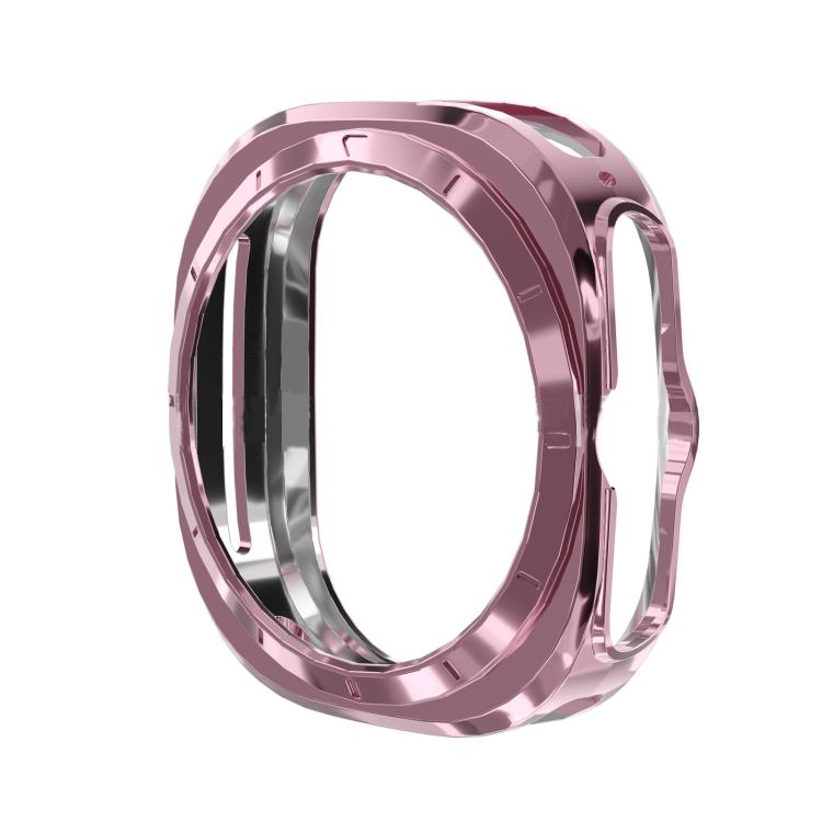 Custodia protettiva per orologio elettroplaccata in TPU cava, For Samsung Galaxy Watch 7 44mm, For Samsung Galaxy Watch 7 40mm, For Samsung Galaxy Watch Ultra 47mm / Ultra 2025